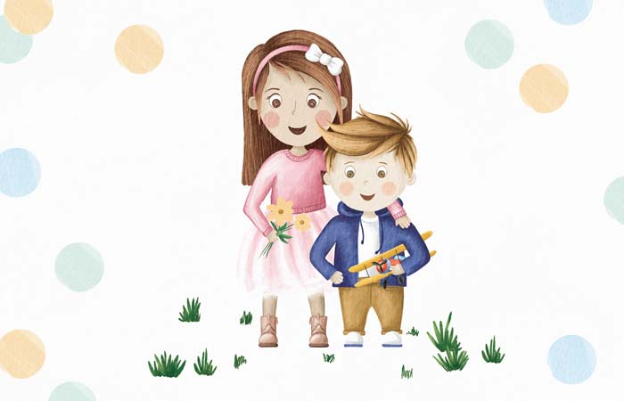 the two main characters together